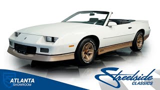 Video Thumbnail for 1988 Chevrolet Camaro Convertible