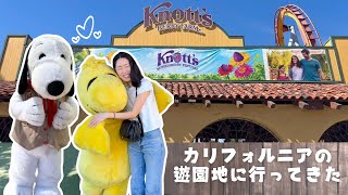 Knott’s Berry Farm 念願のウッドストックに会ってきた🐥🤍絶叫アトラクションも盛りだくさん🎢