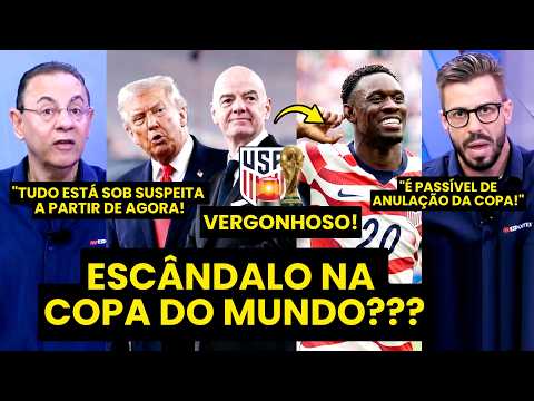 ESCÂNDALO? “ISSO É UMA ABERRAÇÃO!!! PICARETAGEM!! A COPA DO MUNDO…” FIFA SUSPENDE EXPULSÃO dos EUA