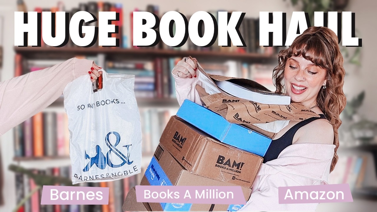 HUGE Book Haul 💸✨ Barnes & Noble, Books-A-Million, Amazon, etc...