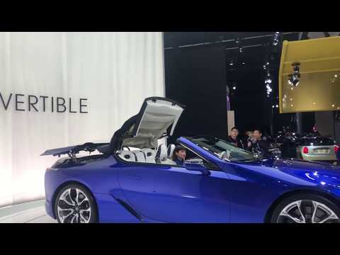 Lexus LC convertible Top Operation