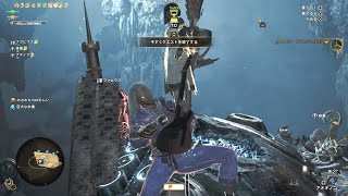 [MHWilds]-part15-零式オメガ・プラネテス-暗黒ヌシハンマー(サポハン3人)