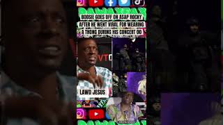 #Boosie ain’t feeling #ASAPRocky ’s  THONG AT RECENT SHOW 👀 #dawaxfax