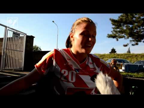 Sara Helin after the match with IBF Dalen