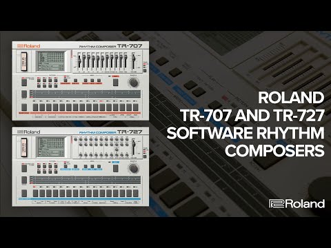 Roland TR-707 & TR-727 Software Rhythm Composer Overview; Two Classic Drum Machines on Roland Cloud