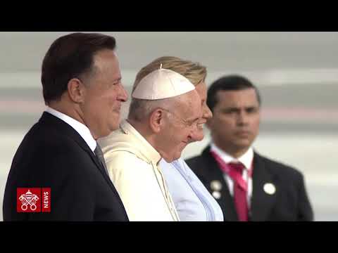 ¡El Papa llegó a Panamá!