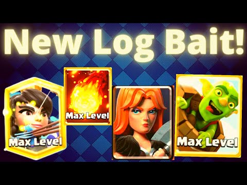 BEST NEW LOG BAIT DECK in Clash Royale! - Classic Log Bait with Valkyrie Fireball Combo