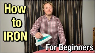 How to Properly IRON a T-Shirt- Beginners Guide on How to Iron Clothes