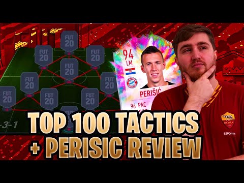 FIFA 20 TOP 100 41212 + 4231 BEST CUSTOM TACTICS/INSTRUCTIONS + 94 SUMMER HEAT PERISIC REVIEW!