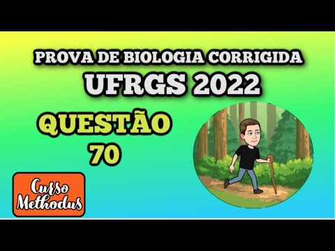 70 de 2022 da prova de biologia da UFRGS - A técnica da PCR reação da polimerização em cadeia