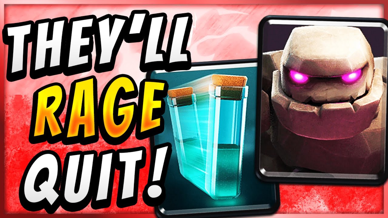 SirTagCR: This GOLEM CLONE Deck is like CHEATING! — Clash Royale - RoyaleAPI