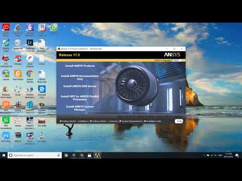 ANSYS 17 : How to install ansys 17 64bit successfully .