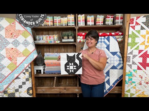 Let's Make a Purry Stars Quilt Block Together!