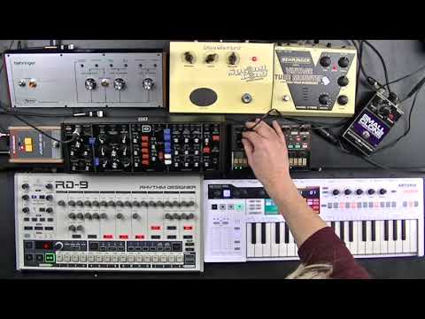 DAWLESS Jam by Soundcommander (LIVETECHNO)141125 Model-D, Volca FM, RD-9