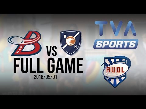 Washington DC Breeze VS Royal | GAME | AUDL | TVA SPORTS | Ultimate frisbee | Montreal Royal