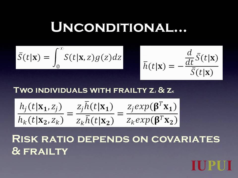 Unvariate & Shared Gamma Frailty Modeling