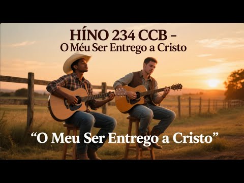 HINO 234 CCB   O Meu Ser Entrego a Cristo   HINÁRIO 5 COM LETRAS