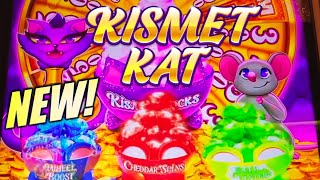 NEW & IMPROVED!! BIG WIN!! 😻 WHISKER WHEELS KISMET KAT LOCKS Slot Machine (Aristocrat Gaming)