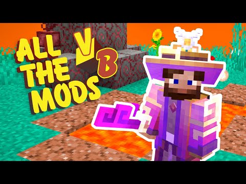 All The Mods Volcano Block EP21 OP Sword With Spells + Apotheosis Infusion