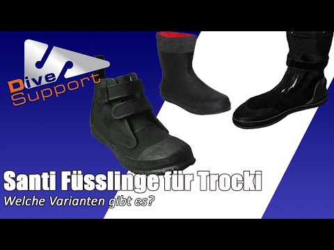 Santi Füsslinge für Trockentauchanzug - Welche Varianten gibt es? | DiveSupport