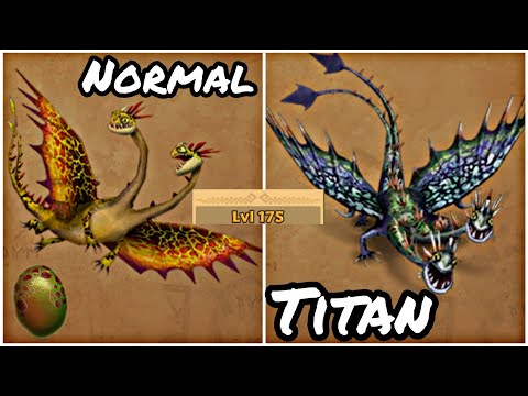 HIDEOUS ZIPPLEBACK MAX LEVEL 175 TITAN MODE - Dragons: Rise of Berk