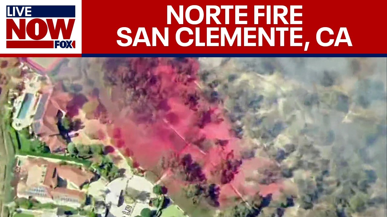 BREAKING: Norte Fire Burns Homes in San Clemente, California LIVE COVERAGE