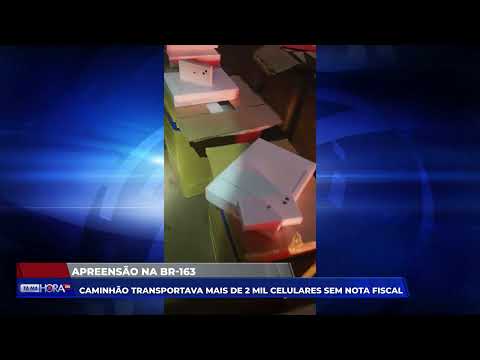 PRF apreende carga de eletrônicos escondida em sucata no interior de Mato Grosso do Sul