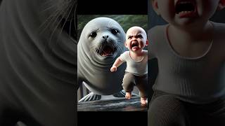 Download lagu Mama tolonggg ada anjing lautt😱😱 #ibu #anak #lagu #musik #ai #shorts mp3