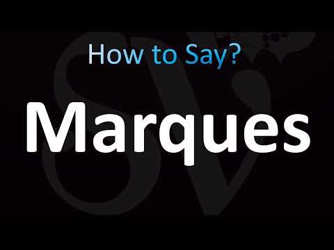 How to Pronounce Marques (CORRECTLY!)