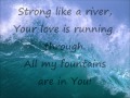 All My Fountains lyrics video -  without singers