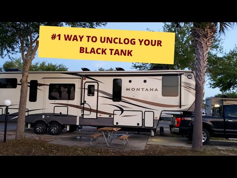 How to unclog your RV black tank, the best way, and it is easy
