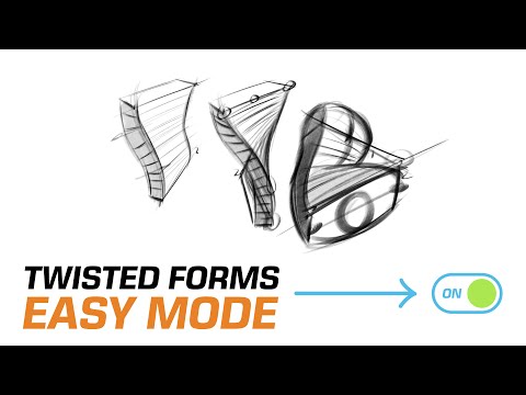 THIS is How to Draw Twisting Forms Easily