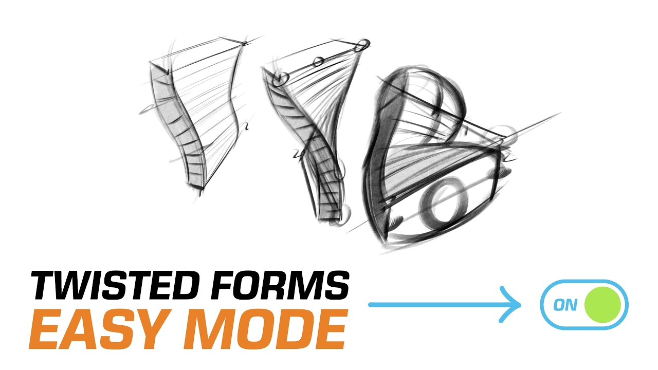 THIS is How to Draw Twisting Forms Easily