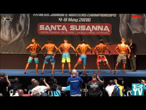 European Amateur Santa Susanna 2016 - Junior Men's Physique up to 178cm