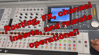 Video thumbnail for Tascam DM4800, Routing, FX and more! by Velocity Recording Studio