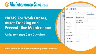 Maintenance Care YouTube Video