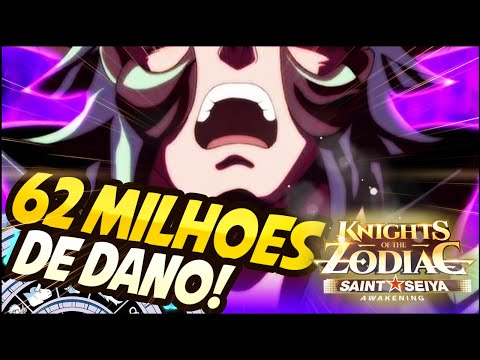 O MAIOR DANO QUE JA CAUSEI NO BOSS DA LEGIÃO! Saint Seiya Awakening