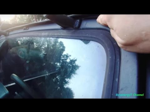 Suzuki Samurai, Replace top Garnish & Seal Soft Top