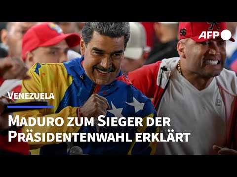 Wahlbehörde: Maduro gewinnt Präsidentschaftswahl in Venezuela | AFP