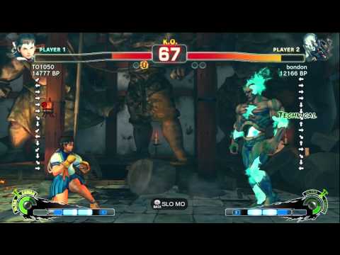 bondon [Seth] vs TO1050 [Sakura] SSF4 Japanese Online Ranked Matches - TRUE-HD