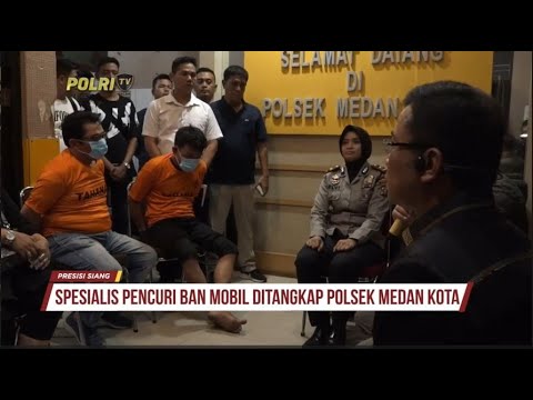 PENANGKAPAN PENCURI RODA MOBIL POLDA SUMUT