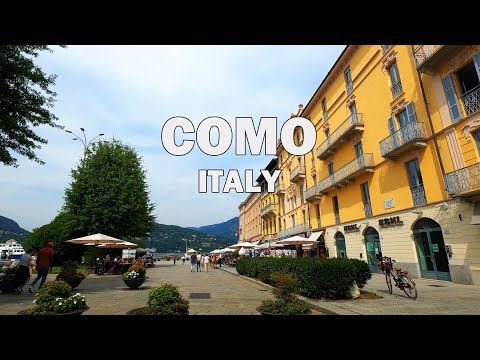 Como, Italy - Driving Tour 4K