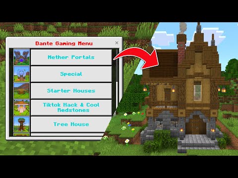 แอดออนสร้างสถานที่ต่างๆ มีมากถึง 90 แบบ สะดวกมาก!! Instant Structures Addon Minecraft Bedrock