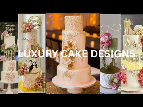 Luxury cake design #cake #cakedesign #caketutorial