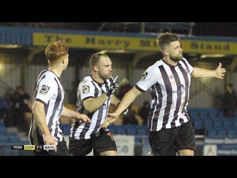 HIGHLIGHTS | Gosport Borough v Bath City | FA Trophy 3QR 27/11/19