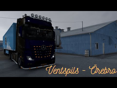 Realistic Truck Driving | Ventspils to Örebro | Euro Truck Simulator 2