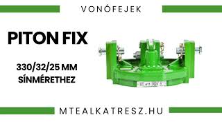 Automatic towing heads for agricultural machines D38 mm / K80 / piton fixed