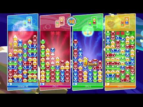 Puyo Puyo Tetris PC Tee,Raffina & Amitie VS Ex Big Bang Mode