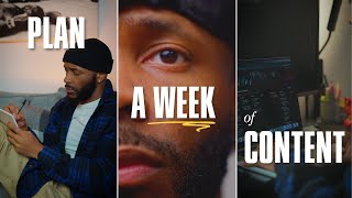 Plan Your Week of Content in ONE SITTING (My Actual System)