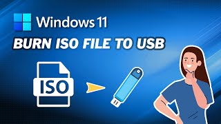 How to Burn Windows 11 ISO to USB | Install Windows ISO File from USB